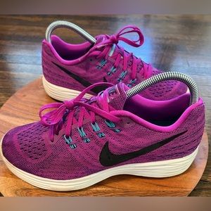 Nike Lunar tempo 2 Running Shoes 818098-504 Womens Size 7.5 Purple
